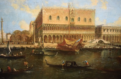 Antiquités - Venise, le Bassin de Saint-Marc - Atelier de Francesco Guardi (1712-1793)